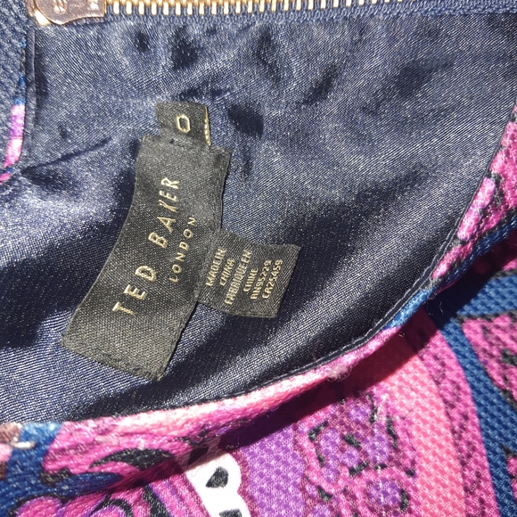 Ted Baker Trixy Paisley Midi Sheath Design Dress - Picture 5 of 7